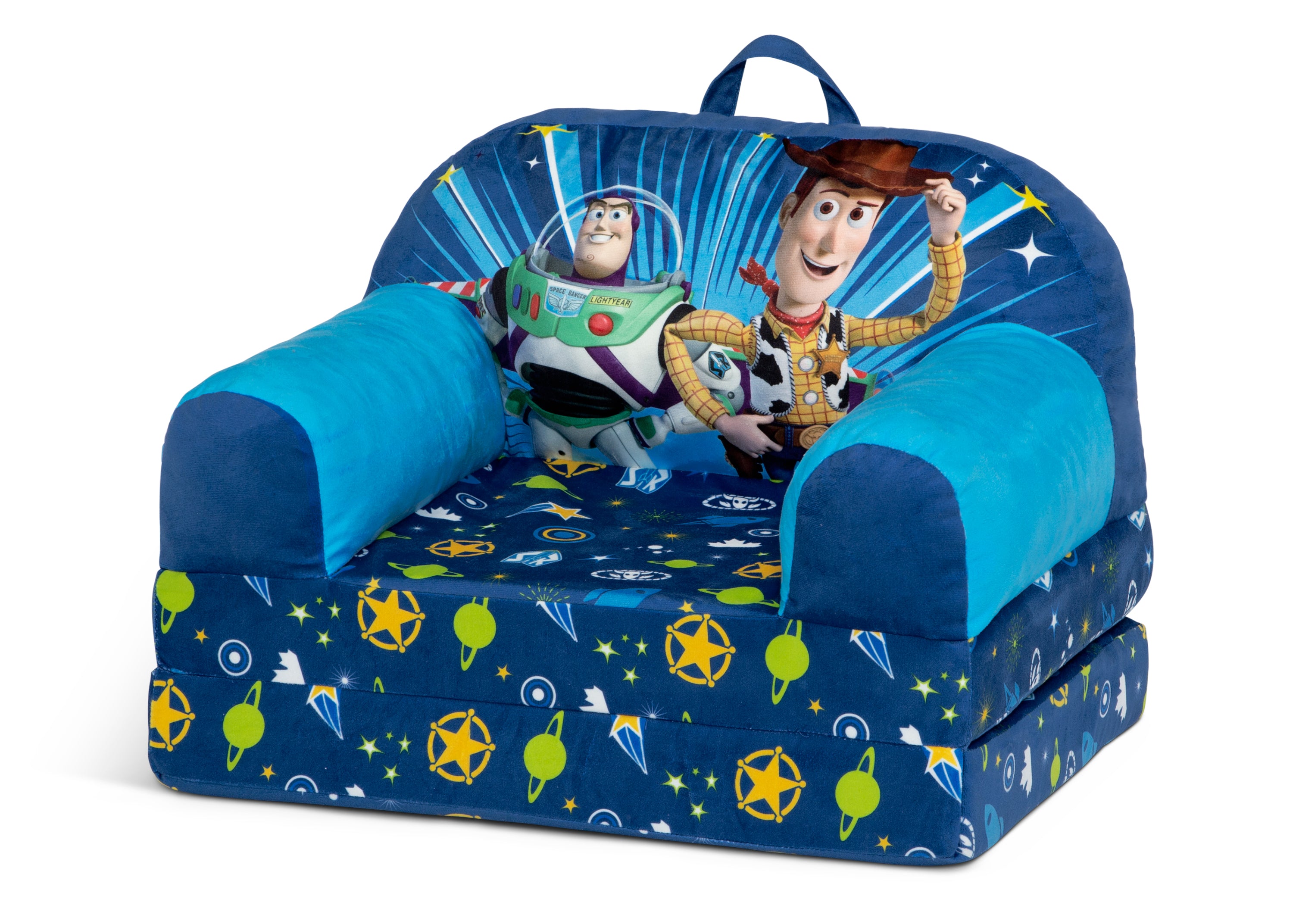 【超激レア】バズ・ライトイヤー /トイストーリー 折りたたみソファ 椅子 Toy Story Cozee Buddy Flip-Out Chair | Delta Children