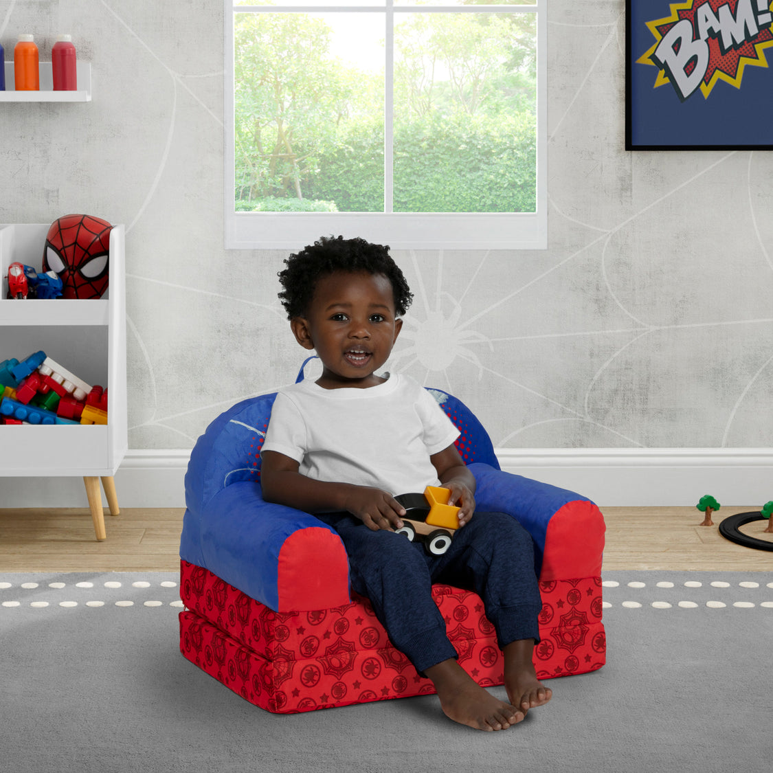 Spidey and His Amazing Friends Cozee Buddy Flip-Out Chair