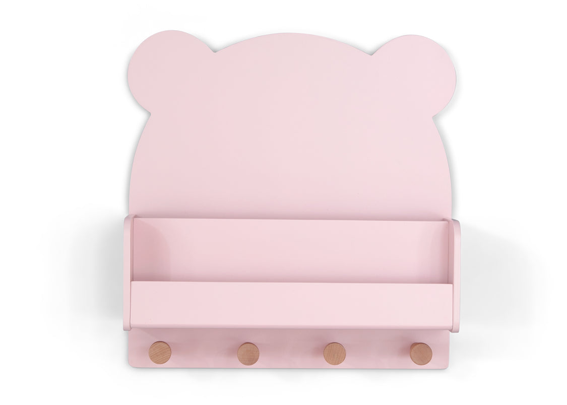 Brannan Bear Wall Shelf with 4 Hooks