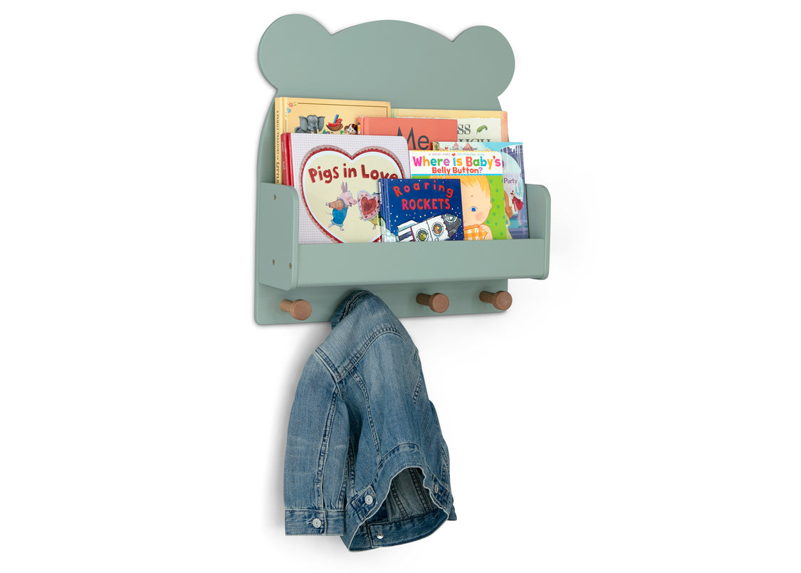 Brannan Bear Wall Shelf with 4 Hooks