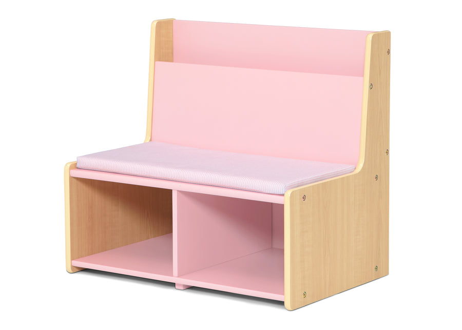 Blush Pink (1271) 3-GapKids Reading Nook with Padded Bench