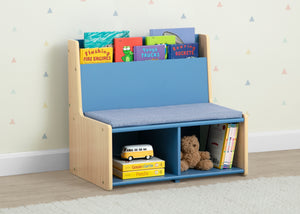Indigo Blue (1680) 2-GapKids Reading Nook with Padded Bench