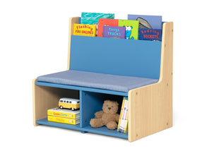 Indigo Blue (1680) 17-GapKids Reading Nook with Padded Bench