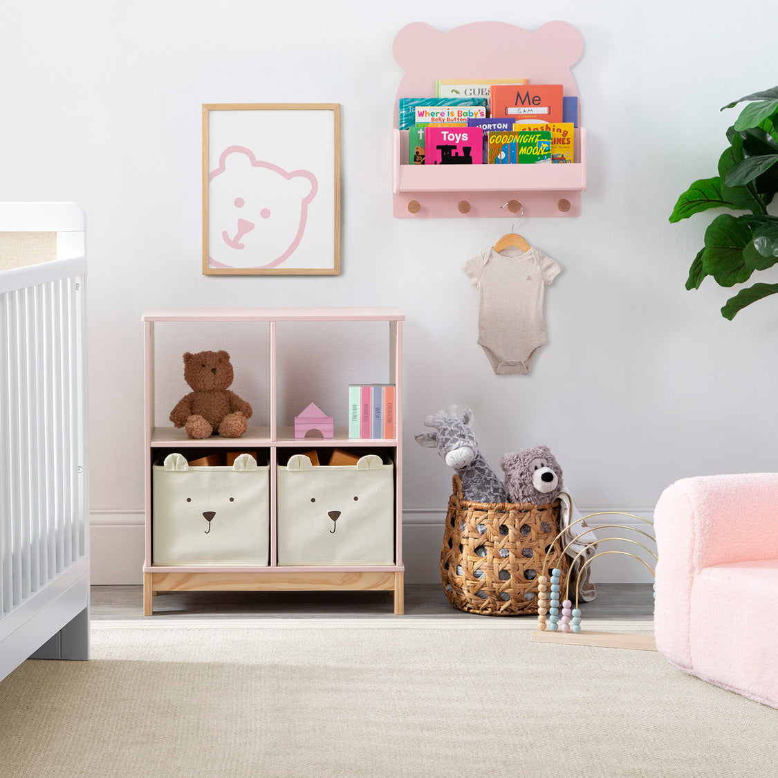 Brannan Bear Bookcase with Bins