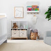 Brannan Bear Bookcase with Bins 10-Brannan Bear Bookcase with Bins