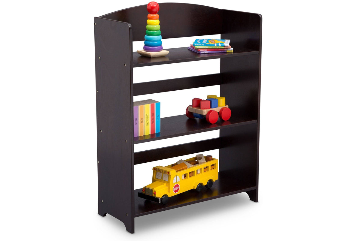 Delta Children Dark Chocolate (207) MySize Bookshelf, Right Angle, c2c