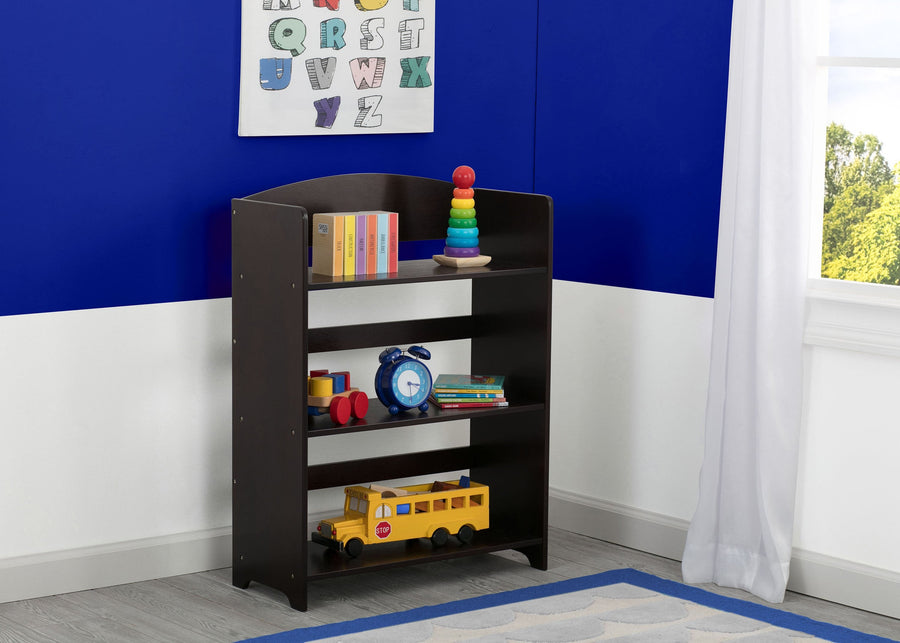 Delta Children Dark Chocolate (207) MySize Bookshelf, Room, c1c 1-MySize Bookshelf
