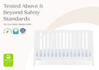 Bianca White (130) 8-Lulu 5-in-1 Convertible Crib