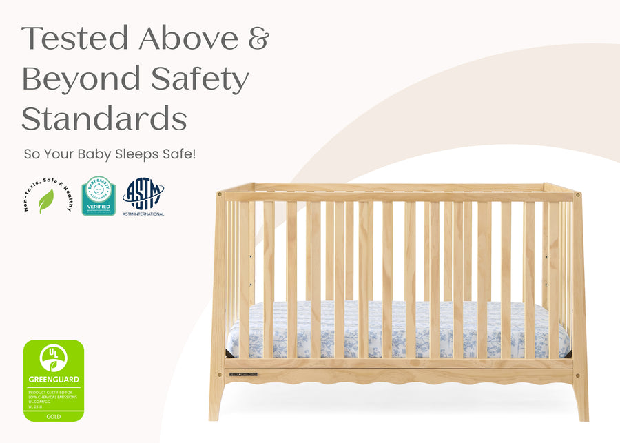 Natural (746) 24-Lulu 5-in-1 Convertible Crib