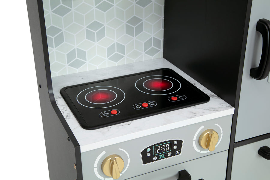 Grey (1631) 20-Gourmet All-in-One Corner Play Kitchen