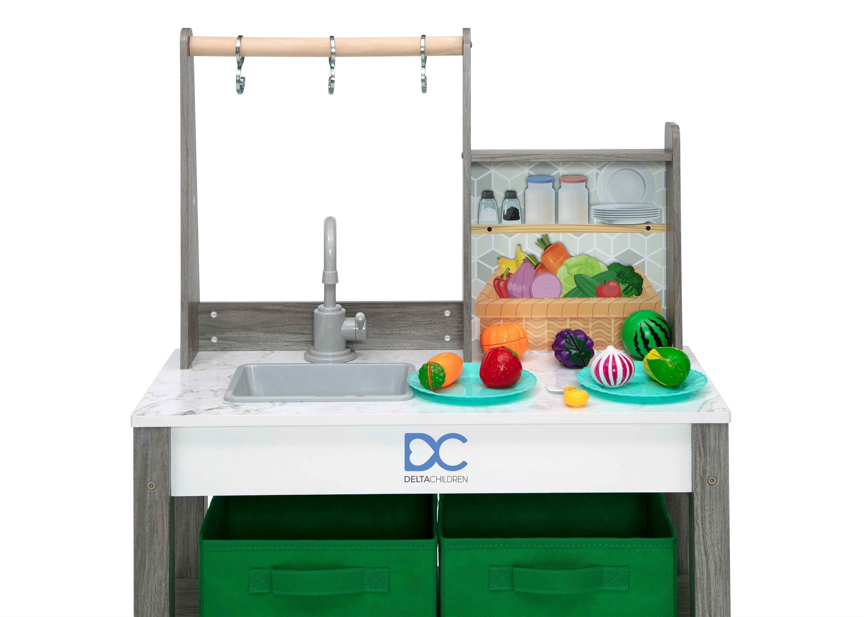Gourmet All-in-One Corner Play Kitchen | Delta Children
