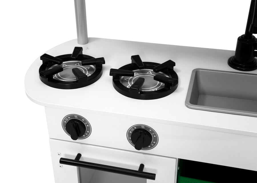 White (1652) 9-Deluxe Modern Kitchen