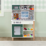 KT86594GN 1653 Tiny Chef Play Kitchen Green Lifestyle 102 - Green (1653) - Accessories