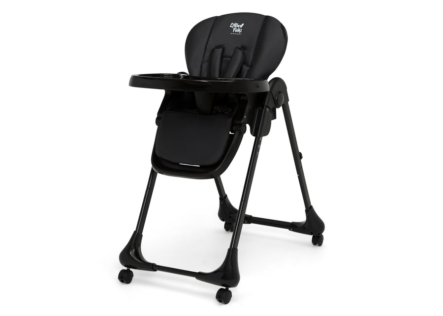 Black (001) 5-2-in-1 SlimFold High Chair for Babies and Toddler