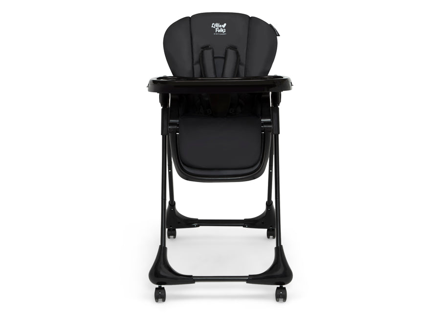 Black (001) 3-2-in-1 SlimFold High Chair for Babies and Toddler