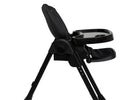 Black (001) 6-2-in-1 SlimFold High Chair for Babies and Toddler