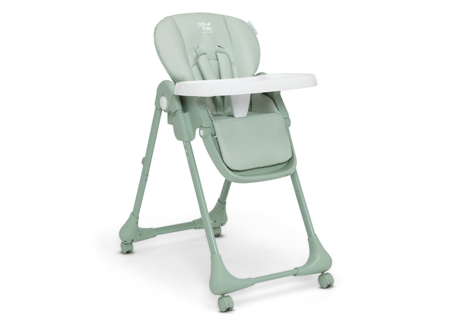 Sage Green (2446) 26-2-in-1 SlimFold High Chair for Babies and Toddler