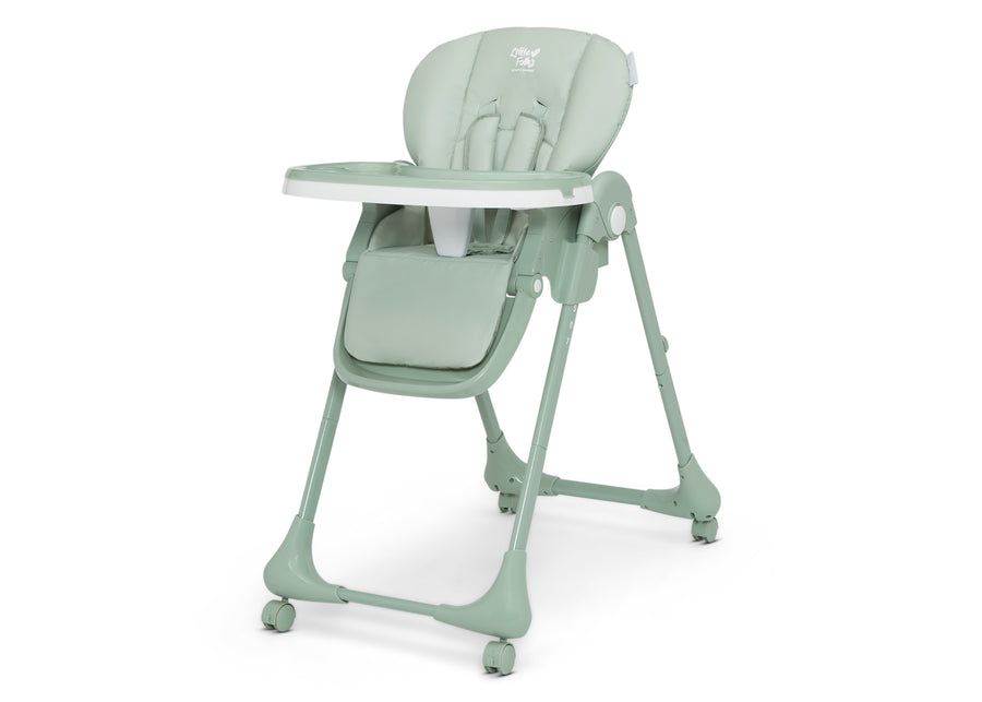 Sage Green (2446) 27-2-in-1 SlimFold High Chair for Babies and Toddler
