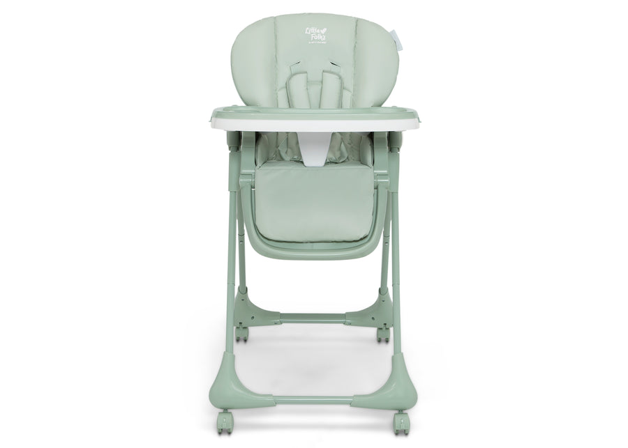 Sage Green (2446) 20-2-in-1 SlimFold High Chair for Babies and Toddler