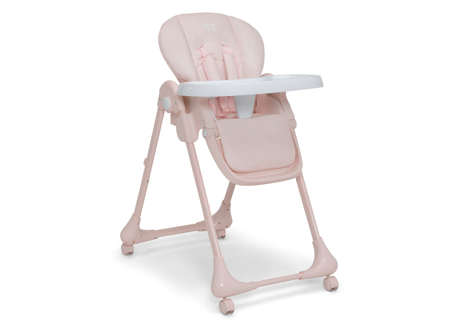 Pink (2448) 61-2-in-1 SlimFold High Chair for Babies and Toddler