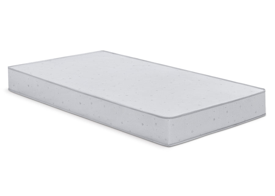 No Color (NO) 3-Simmons Kids® Silver Nights Dual Sided 2-Stage Baby Crib Mattress and Toddler Mattress