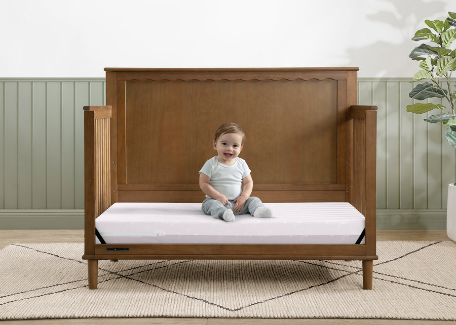 Rose and Light Pink (NO) 11-Refresh 2-Stage Crib and Toddler Mattress