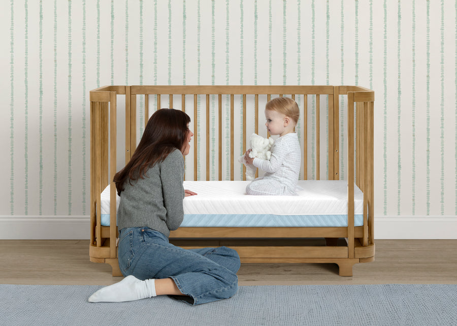 No Color (NO) 1-Ionic Breathe Crib and Toddler Mattress with Cloud Core