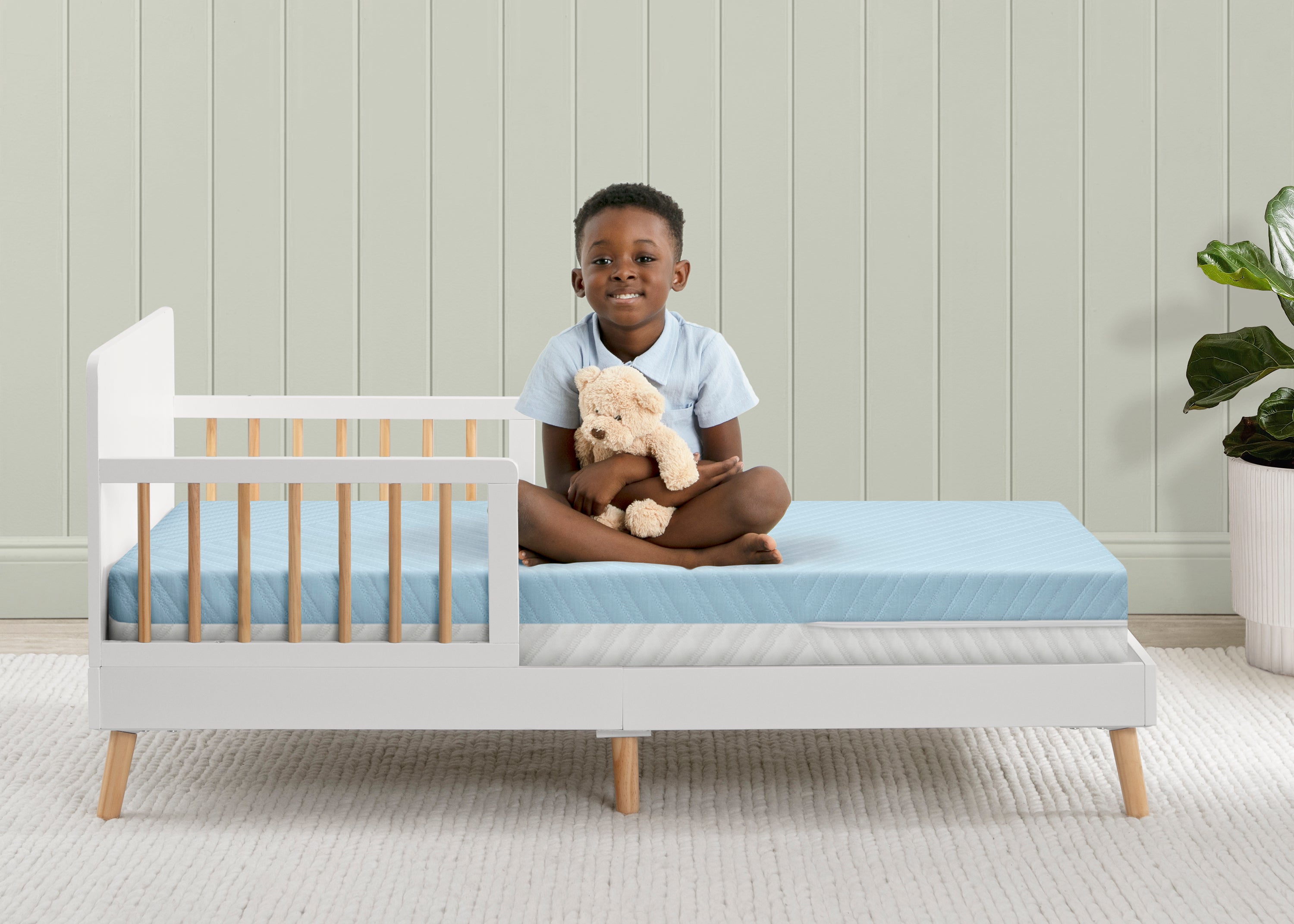 Ionic Breathe Crib and Toddler Mattress with Cloud Core | Delta