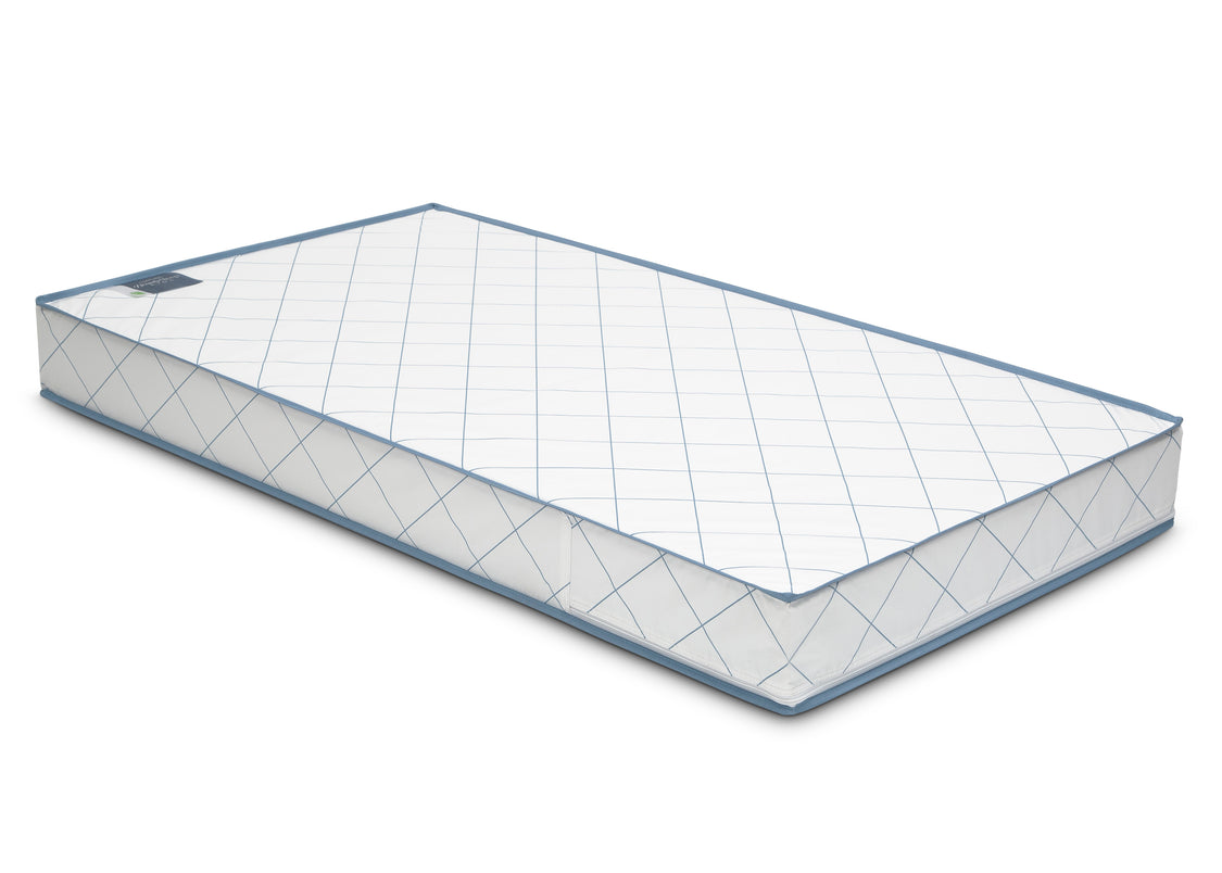 Mattress with a geometric pattern on a white background