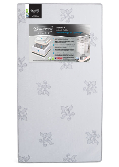 No Color (NO) 2-Beautyrest Black BlackICE Crib and Toddler Mattress