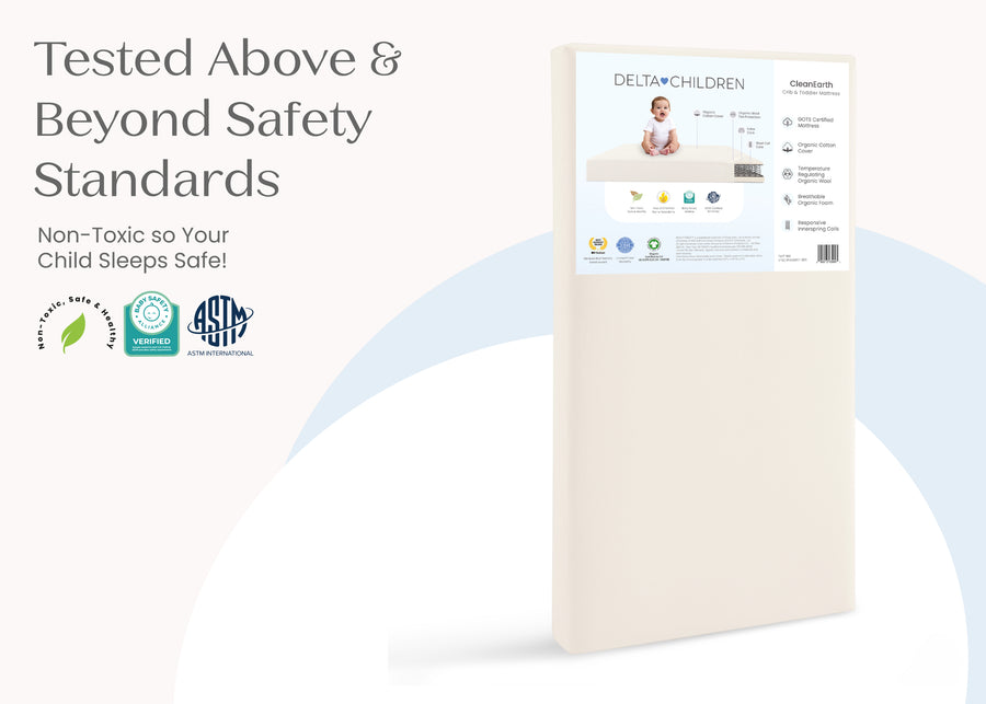 No Color (NO) 9-CleanEarth Certified Organic Crib and Toddler Mattress