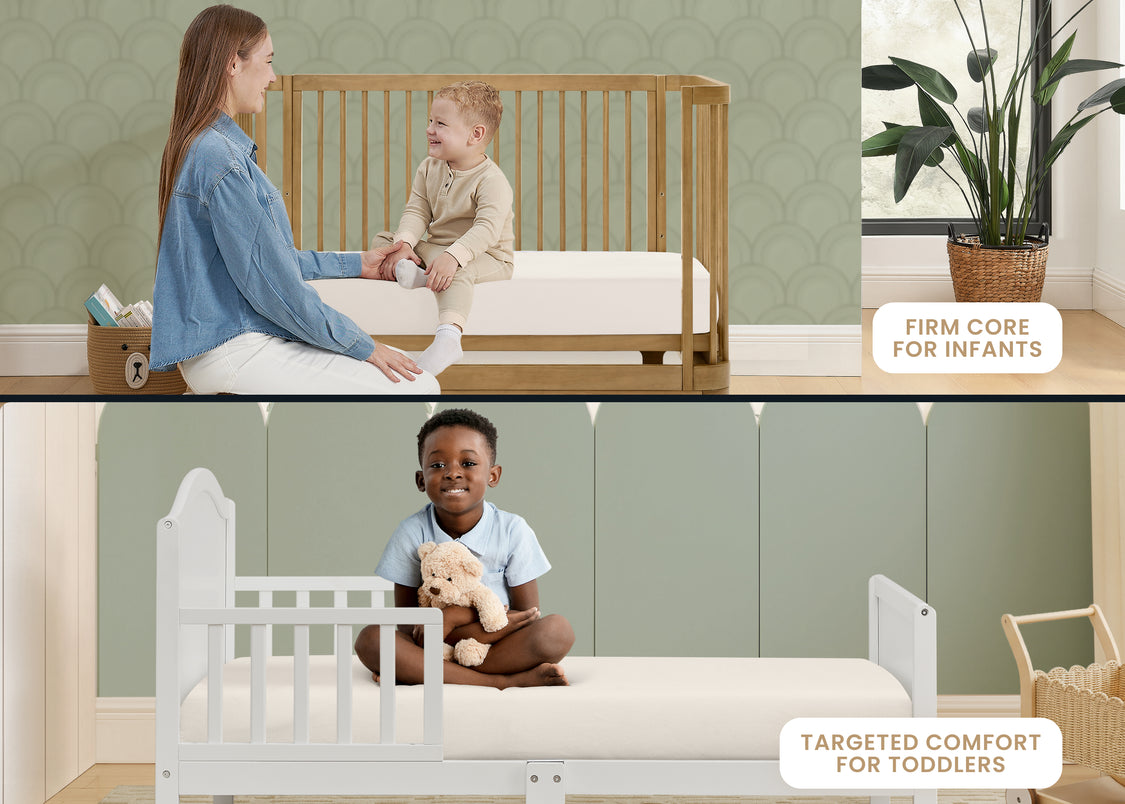 CleanEarth Certified Organic Crib and Toddler Mattress