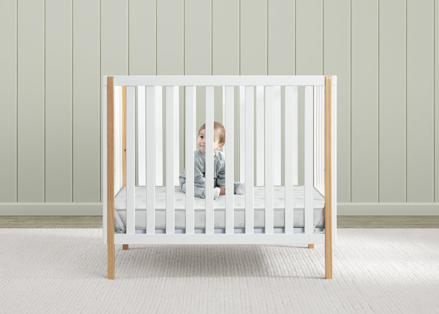 White (NO) 1-Twinkle Galaxy 3-inch Mini/Portable Crib Mattress