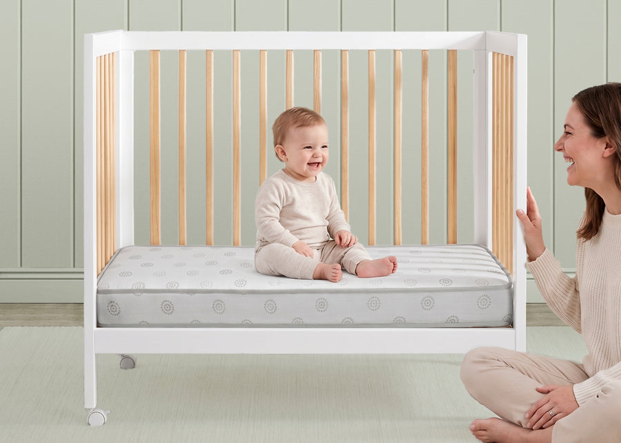 White (NO) 1-Twinkle Galaxy 3-inch Mini/Portable Crib Mattress