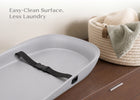 Grey (NO) 1-Molded Waterproof Changing Pad with Fresh Technology