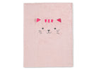 Pink Cat (1261) 10-Sherpa Throw Blanket for Kids