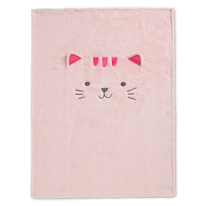 NU80181GN 1261 sherpa blanket cat silo 101 2-Sherpa Throw Blanket for Kids