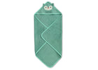 Light Teal Owl (1258) 15-Baby Hooded Bath Towel