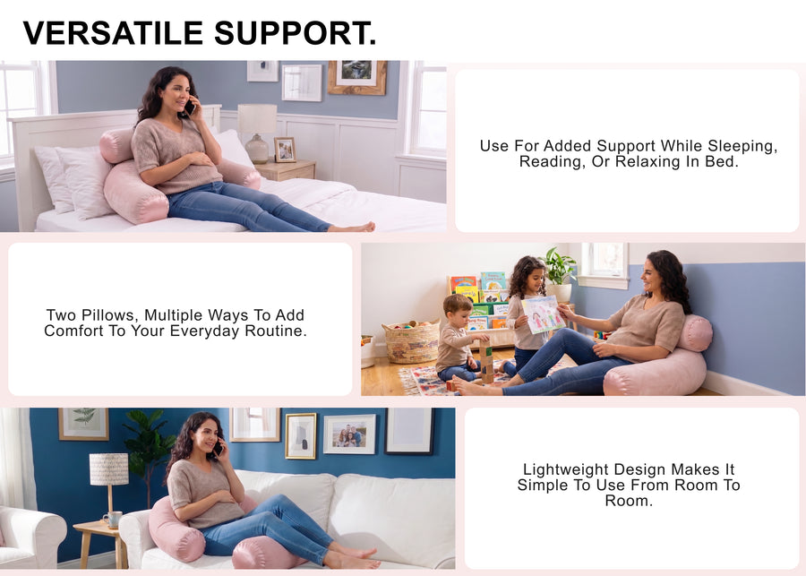 Pink (NO) 29-2-Piece Pregnancy Pillow Set