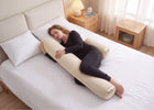 Beige (NO) 1-2-Piece Pregnancy Pillow Set