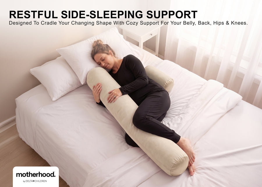Beige (NO) 2-2-Piece Pregnancy Pillow Set