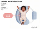 Blue (NO) 16-Nursing Pillow with Adjustable Safety Strap