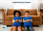 Blue (NO) 6-Serta Plush Comfort Toddler Pillow