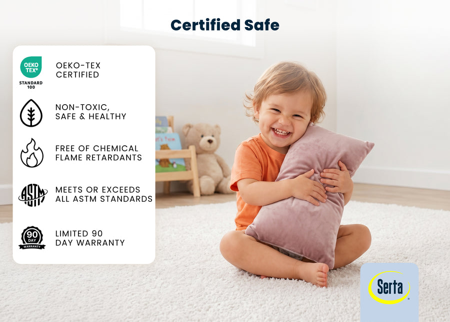 Pink (NO) 12-Serta Plush Comfort Toddler Pillow