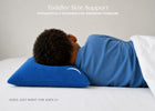 Blue (2222) 5-Plush Comfort Toddler Pillow