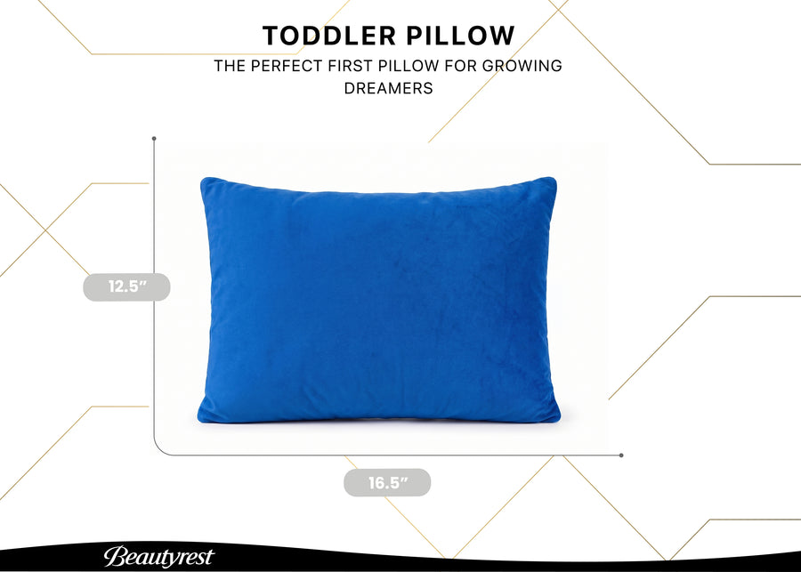 Blue (NO) 8-Beautyrest Plush Comfort Toddler Pillow