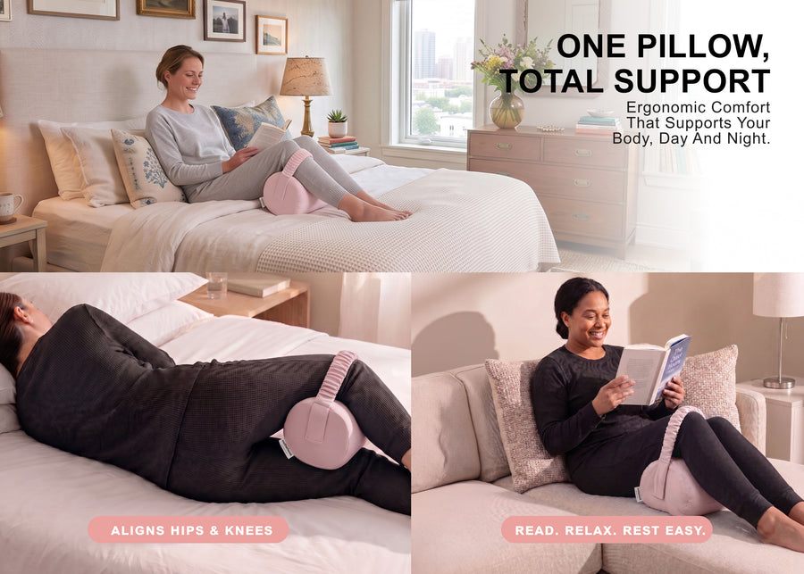 Pink (NO) 29-Adjustable Knee Pillow