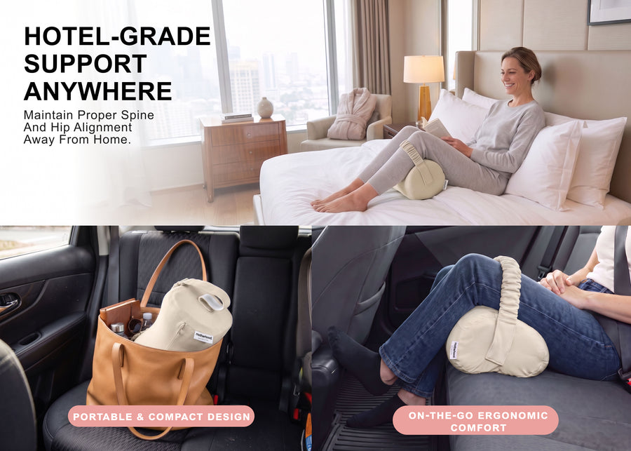 Beige (NO) 7-Adjustable Knee Pillow