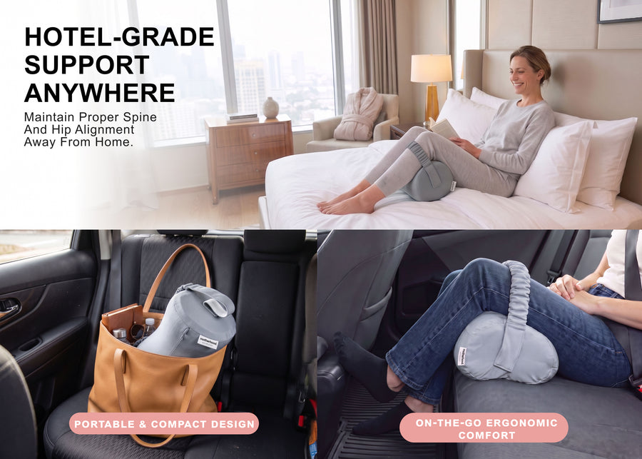 Grey (NO) 23-Adjustable Knee Pillow
