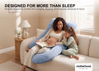 Blue (NO) 17-U-Shaped Pregnancy Pillow with Customizable Head Pillow